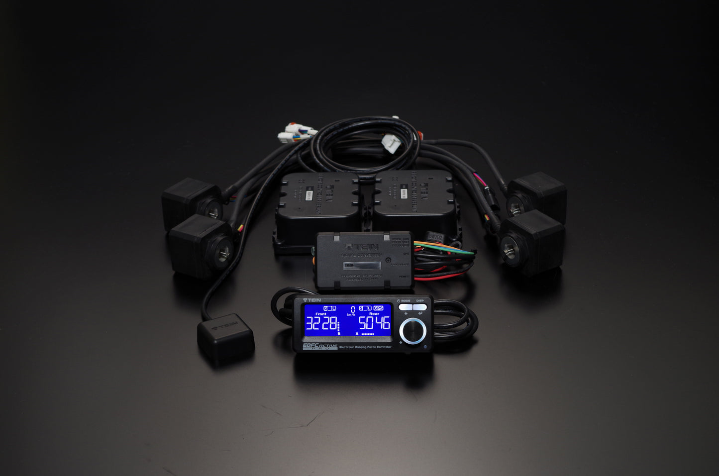 TEIN EDFC Active Pro Front & Rear Motor Extension Bundle - Includes EDFC Active Pro Controller, Motor Kit, GPS & Two Motor Extension Kits