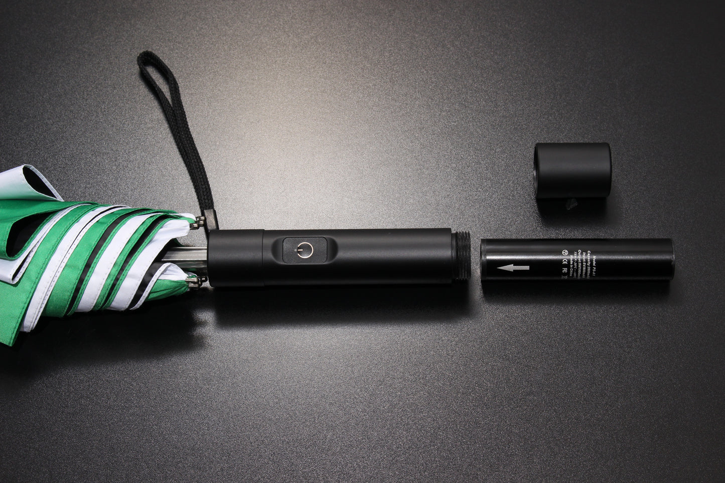 TEIN Rain-Or-Shine Umbrella with USB Re-chargeable Fan